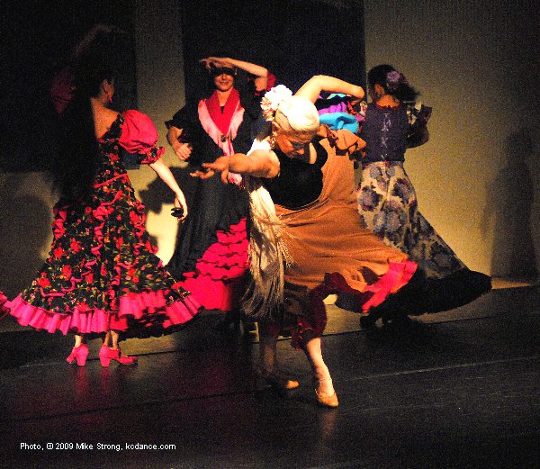 Ol Flamenco dancing with Nikoria in KC Fringe 2007 , July 